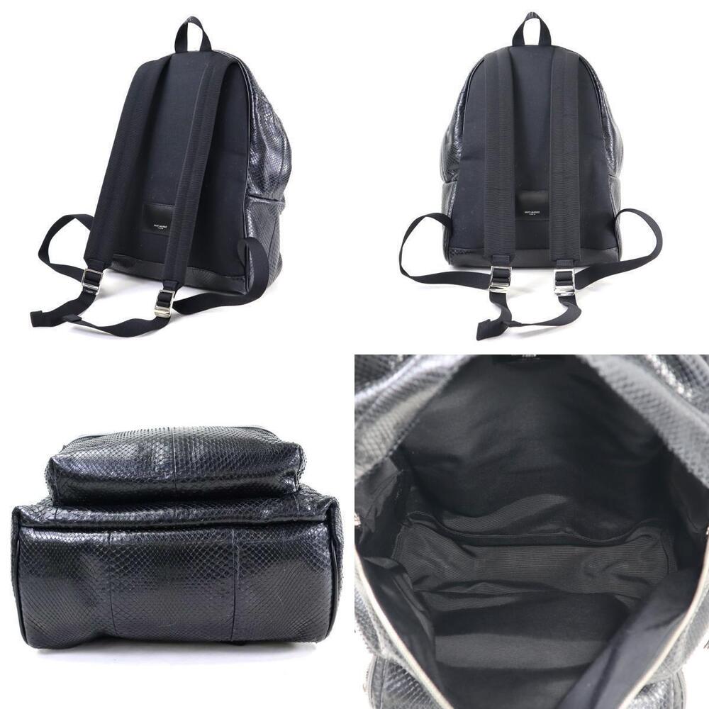 Saint Laurent Backpack Python Black - Picture 3 of 5